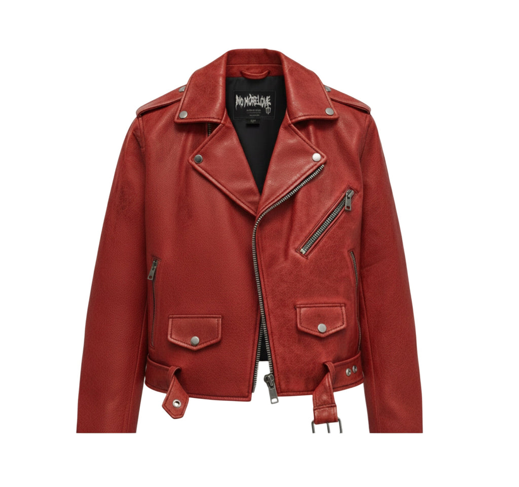 "SINFUL" BIKER JACKET
Blood Red